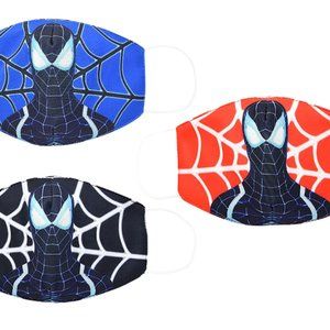 3Pcs Kids Spider-Man Cotton Face Masks